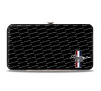 Hinged Wallet Ford Mustang w/Bars CORNER w/Text