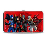 Hinged Wallet GI Joe COBRA Agents Group Pose and Logo Reds