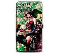 Hinged Wallet HARLEY QUINN Hammer Pose/Joker Face/Arkham Asylum Secret Origins I