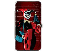 Hinged Wallet Harley Quinn Mad Love Knock Pose/Lineup Reds