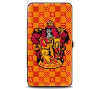 Hinged Wallet Harry Potter GRYFFINDOR Crest/Heraldry Checkers Golds/Reds