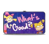 Hinged Wallet Helga & Angelica WHAT's GOOD? Purples