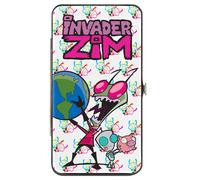 Hinged Wallet INVADER ZIM Rule the World Pose White/Multi Color
