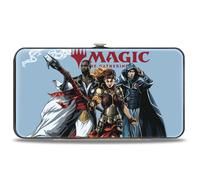 Hinged Wallet MAGIC THE GATHERING Three Planeswalker Group Pose and Title Logo L