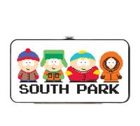 Hinged Wallet SOUTH PARK Boys and Text 8-Bit White/Multi Color