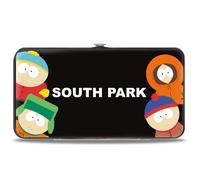 Hinged Wallet SOUTH PARK Boys Peeking Pose and Title Logo Stacked Black/Multi Co