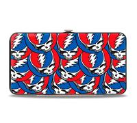 Hinged Wallet Steal Your Face Stacked Red/White/Blue