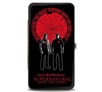 Hinged Wallet SUPERNATURAL SAM & DEAN WINCHESTER Pose/DRIVER PICKS THE MUSIC/Sha