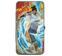 Hinged Wallet The Legend of Korra Avatar Korra Elements Swirl Pose and Title Log