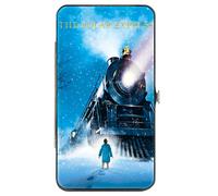 Hinged Wallet THE POLAR EXPRESS Engine Car Light Beam Scene