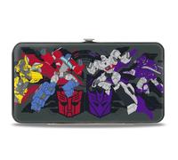 Hinged Wallet Transformers Autobots Versus Decepticons Action Poses and Logos Gr