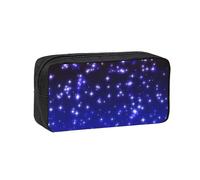 Hingor Astuccio per matite con stampa di stelle luminose, grande capacità, astuccio per penne e articoli scolastici