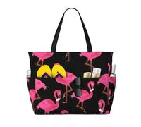 Hingor Borsa da spiaggia con stampa di caramelle dolci alla moda borsa da spiaggia impermeabile borse per le donne, borsa da piscina pieghevole leggera con scomparto umido con cerniera, Deliziosi
