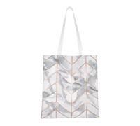 Hingor Borsa tote in tela estetica con stampa di sfondo color oro rosa, per donne, carina, alla moda e riutilizzabile, borsa per la spesa, per scuola, shopping, palestra, biblioteca e spiaggia