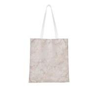 Hingor Borsa tote in tela estetica con stampa marmo oro rosa per donne, carina, alla moda e riutilizzabile, borsa per la spesa, per scuola, shopping, palestra, biblioteca e spiaggia