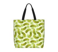Hingor Sushi Dill Pickles Stampa Tote Bag Per Le Donne Grande Borsa Da Spiaggia Riutilizzabile Borse Della Spesa Per Viaggi Shopping
