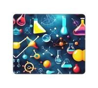 Hingor Tappetino per mouse con stampa astratta di scienza chimica, tappetino per mouse personalizzato per ufficio e casa, tappetino per mouse impermeabile, base in gomma antiscivolo per mouse wireless