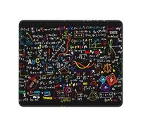 Hingor Tappetino per mouse con stampa di formula matematica, design personalizzato per ufficio e casa, tappetino per mouse impermeabile, base in gomma antiscivolo per mouse wireless