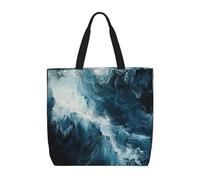 Hingor Within The Tides Stampa Tote Bag Per Le Donne Grande Borsa Da Spiaggia Riutilizzabile Borse Della Spesa Borsa Per Viaggi Shopping