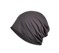 HINGTAT Beanie Cappelli per uomo Tessuto di cotone di qualità Elasticità-Soft Leggero Running Slouchy Beanie Cappelli Chemo Cap, Marrone, Taglia unica