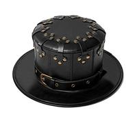 HINGTAT Halloween Steampunk Pest Dottore Neutral Magic Hat Gentleman Cappello da uomo Femminile Cosplay Prom Puntelli Magici Cappello Gentleman Party Top Cappello, Taglia unica