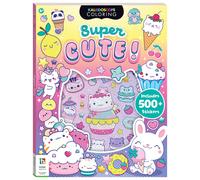 Hinkler Kaleidoscope Super Cute Sticker Coloring Book (Tascabile)
