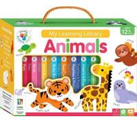 Hinkler Pty Ltd Building Blocks Learning Library: Animals (Tascabile)