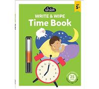 Hinkler Pty Ltd Junior Explorers Write and Wipe Time Book (Tascabile)