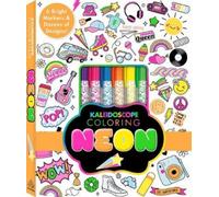 Hinkler Pty Ltd Kaleidoscope Coloring Kit Neon (Mixed Media Product) Retro