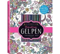 Hinkler Pty Ltd Kaleidoscope Fabulous Gel Pen Coloring Kit (Silver D (Tascabile)