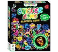 Hinkler Pty Ltd Kaleidoscope Sticker Bomb Electric Neon (Tascabile) Sticker Bomb