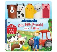 Hinkler Pty Ltd Old MacDonald Had a Farm Finger Puppet Book (Libro di cartone)
