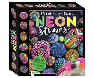 Hinkler Pty Ltd Paint Your Own Neon Stones Box Set (Mixed Media Product)