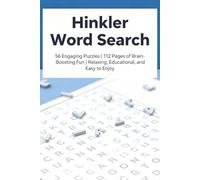 Hinkler Word Search Puzzle Book: 56 Engaging Puzzles | 112 Pages of Brain-Boosting Fun | Relaxing, Educational, and Easy to Enjoy