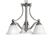 HINKLEY Lampada a sospensione Bolla 3 luci nichel HINKLEY