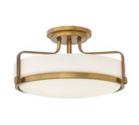 HINKLEY Plafoniera distanziata Harper, Ø 36,6cm, ottone HINKLEY