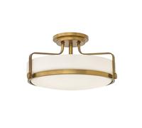 HINKLEY Plafoniera distanziata Harper, Ø 45,6cm, ottone HINKLEY