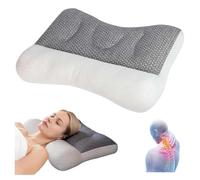 HINNV uscino per apnea del sonno, cuscino ortopedico per il sonno profondo, cuscino per apnea del sonno, cuscino ergonomico per collo e spalle, cuscino per dormienti