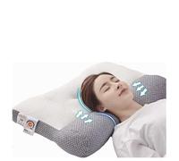 HINNV uscino super ergonomico per apnea notturna, cuscino di supporto per il collo, cuscino ortopedico per il sonno profondo, cuscino ergonomico per collo e spalle