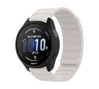 Hinnwer 20mm Cinturino Compatibile con Garmin Forerunner 570 42mm/Garmin Vivoactive 6/Forerunner 165/Vivoactive 5/vívomove Trend, Cinturini Magnetico Silicone Sportiva per Venu 2 Plus Luce Stellare