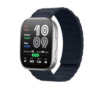 Hinnwer 22mm Cinturino Compatibile con Amazfit T-Rex 3 Pro 48mm/Amazfit Balance 2/Bip 6/Balance/Bip 5/Bip 5 Unity/Cheetah Pro/Cheetah per Uomini Donne, Cinturini Magnetico Silicone Blu Notte
