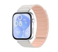 Hinnwer Cinturino Compatibile con Huawei Watch Fit 5/5 Pro / 4/4 Pro / 3 per Uomini Donne, Cinturini Magnetico Silicone Sportiva per Huawei Watch Fit 5 Pro - Luce Stellare Rosa