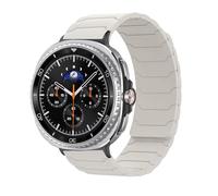 Hinnwer Cinturino Compatibile con Samsung Galaxy Watch 8 40mm 44mm/8 Classic 46mm per Uomini Donne, Cinturini Magnetico Silicone Sportiva per Samsung Galaxy Watch 8 Luce Stellare
