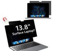Hinnwer Filtro Schermo Privacy per 13,8 Pollici Surface Laptop 7, Rimovibile, Anti Luce Blu, Anti-Spia, Filtro Privacy Magnetico Ultrathin per Computer Portatili per Surface Laptop 13,8”
