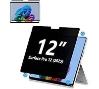 Hinnwer Filtro Schermo Privacy per Microsoft Surface PRO 12 Pollici 2025, Rimovibile, Anti Luce Blu, Anti-Spia, Filtro Privacy Magnetico Ultrathin per Pellicola Protettiva per Surface PRO 12”