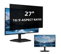 Hinnwer Schermo Privacy per Computer da 27 Pollici per 16:9 Widescreen - Anti Glare/Antiriflesso/Anti Luce Blu/Rimovibile - Pellicola Pivacy Monitor PC (B x H): 598 x 337 mm