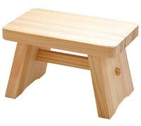 Hinoki Cypress Bagno Sgabello Grande Yamako 82462 W30.5xD18xH19cm Made IN Japan