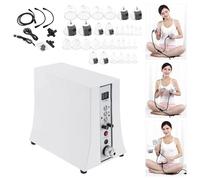 HINOPY Massaggiatore elettrico di ingrandimento del seno, 32 tazze di po-miglioramento vuoto coppettazione massaggiatore con display a LED per case, saloni di bellezza, negozi di massaggi