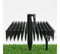 Hinrichs 100 picchetti per cavo di delimitazione per robot tosaerba, ganci per robot tosaerba, accessori per robot tosaerba, picchetti per robot tosaerba, compatibili con Gardena, Husqvarna, Bosch
