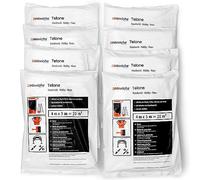 Hinrichs 8x Telo Copritutto 4x5m - Teli per Imbiancare - Teli Plastica per Coprire - Totale 160 m² Telo Plastica - Telo Imbianchino Copritutto - Telo Copri Tutto - Telo Pittura - Qualità LDPE